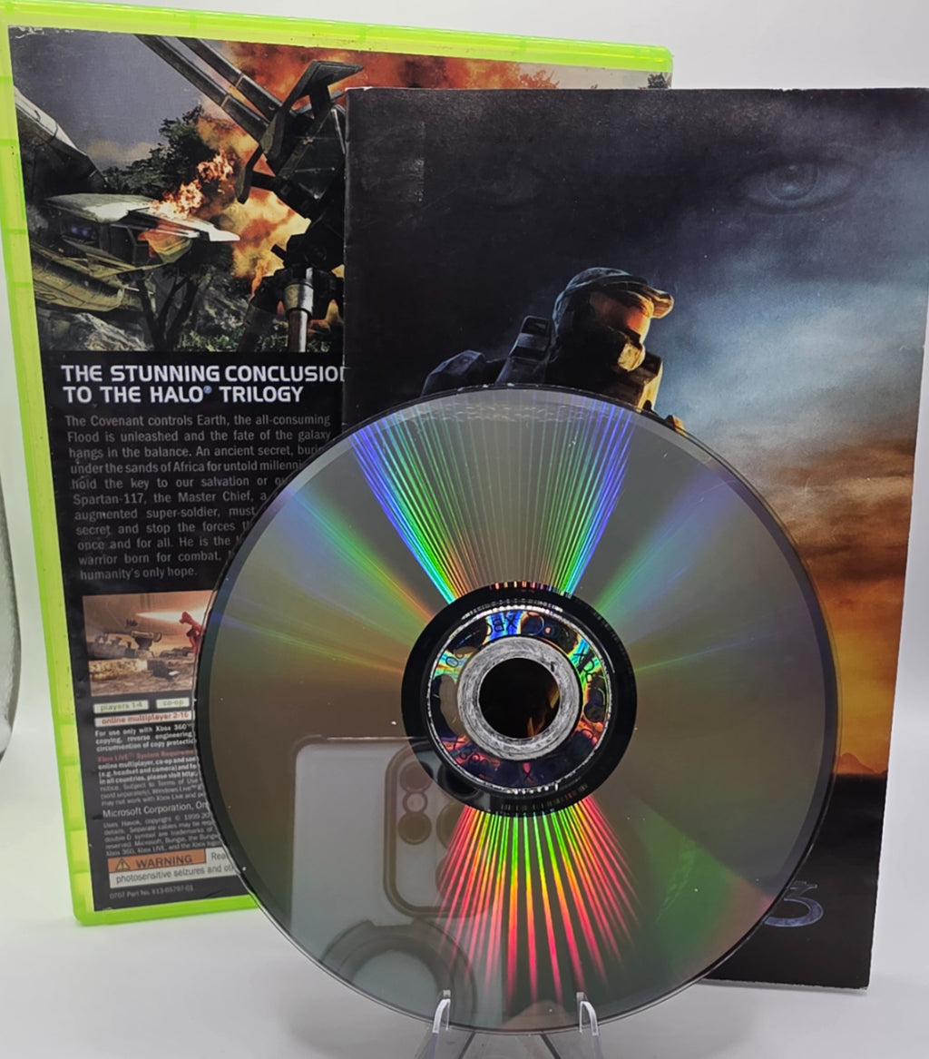 Halo 3 Xbox 360 Case and Disc