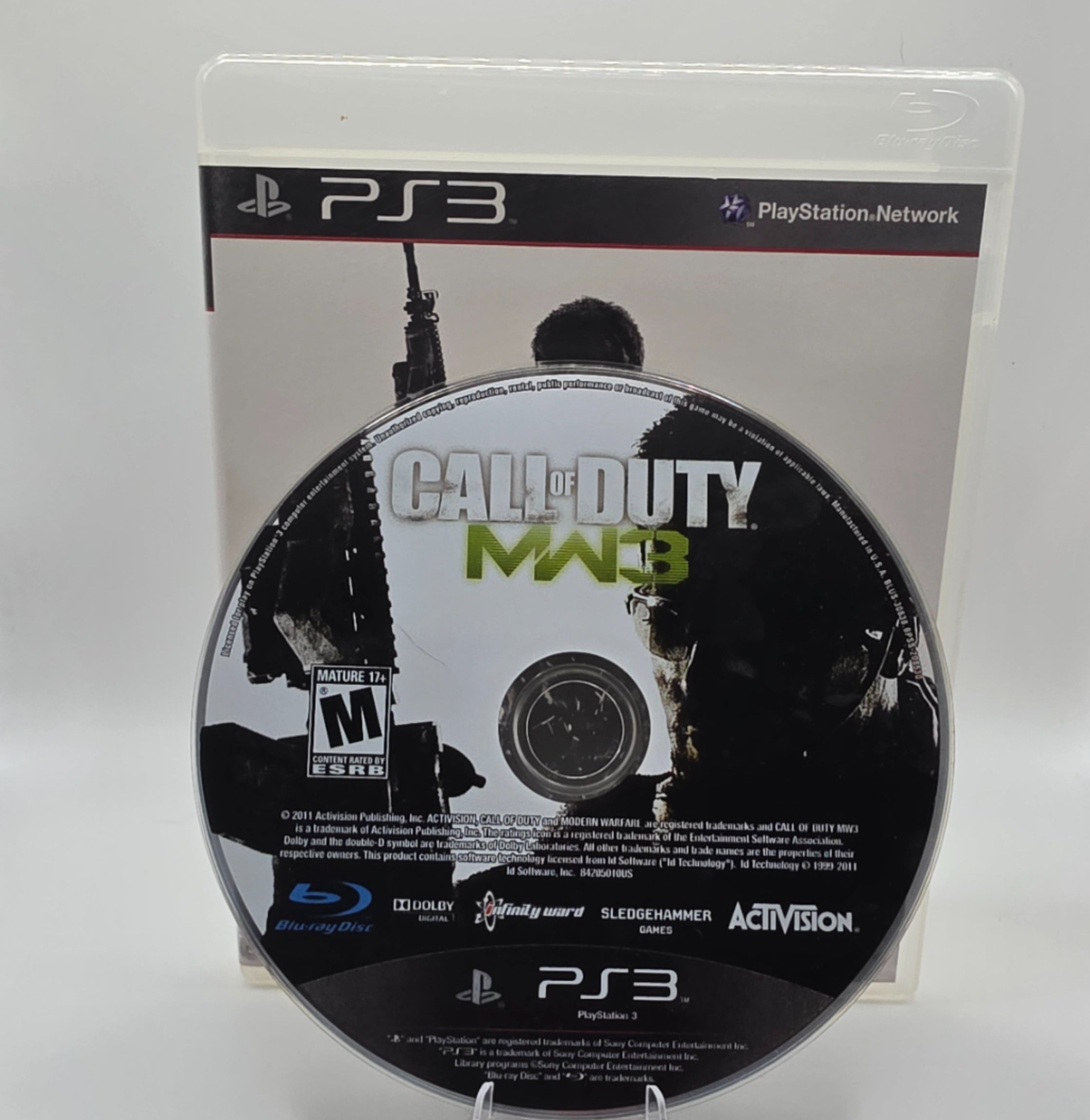 Call of Duty MW3 PlayStation 3 Case and Disc