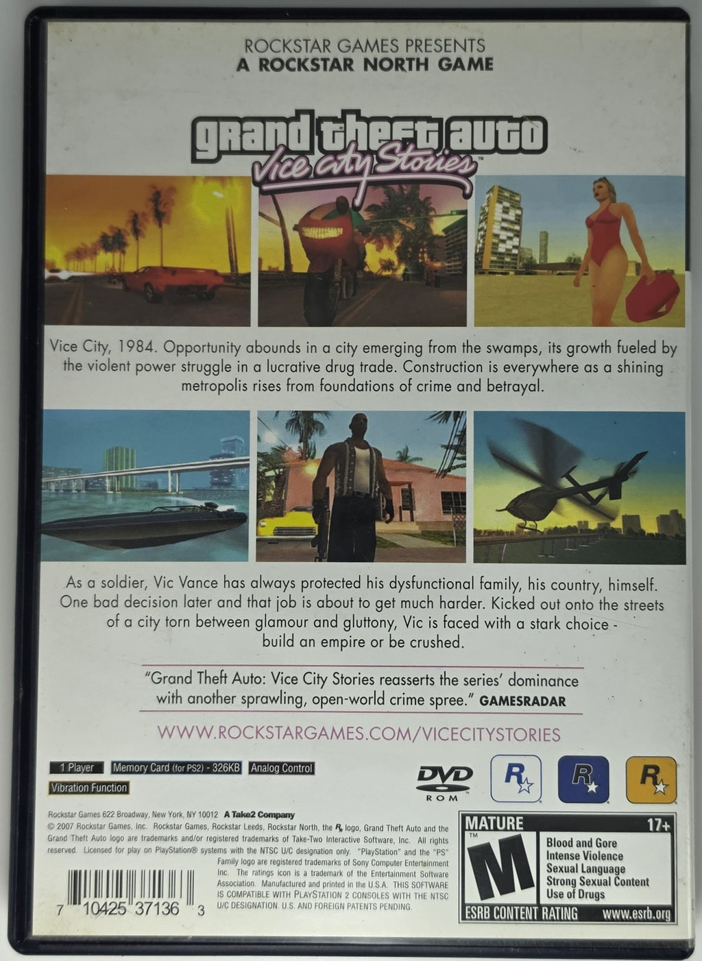 Grand Theft Auto Vice City Stories PS2 CIB