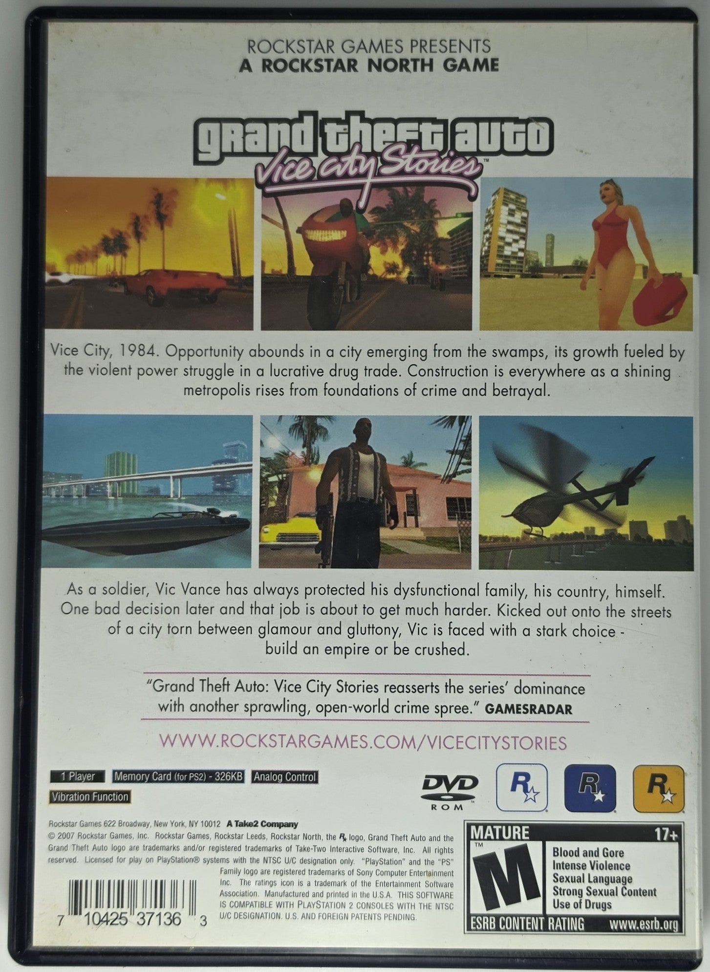Grand Theft Auto Vice City Stories PS2 CIB