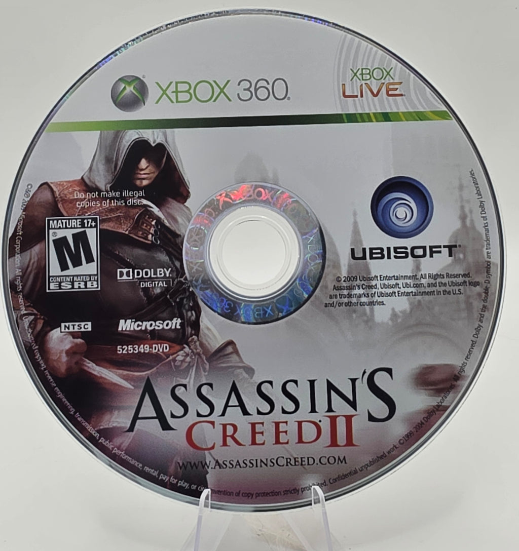 Assassin's Creed II Xbox 360 Disc Only Tested Working