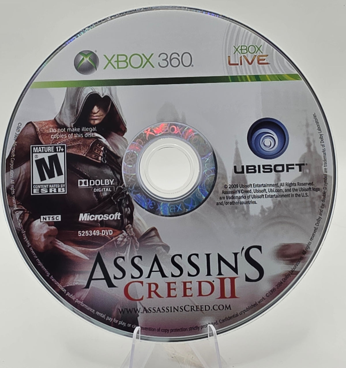 Assassin's Creed II Xbox 360 Disc Only Tested Working