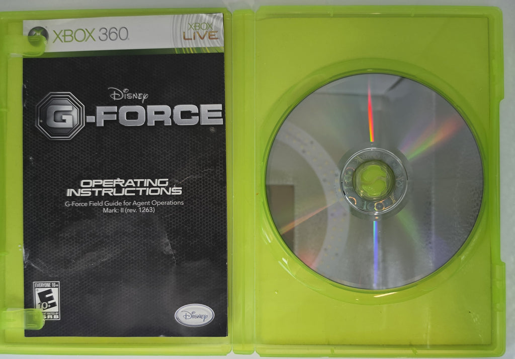 Disney G-Force Xbox 360 CIB Complete Case Manual Disc