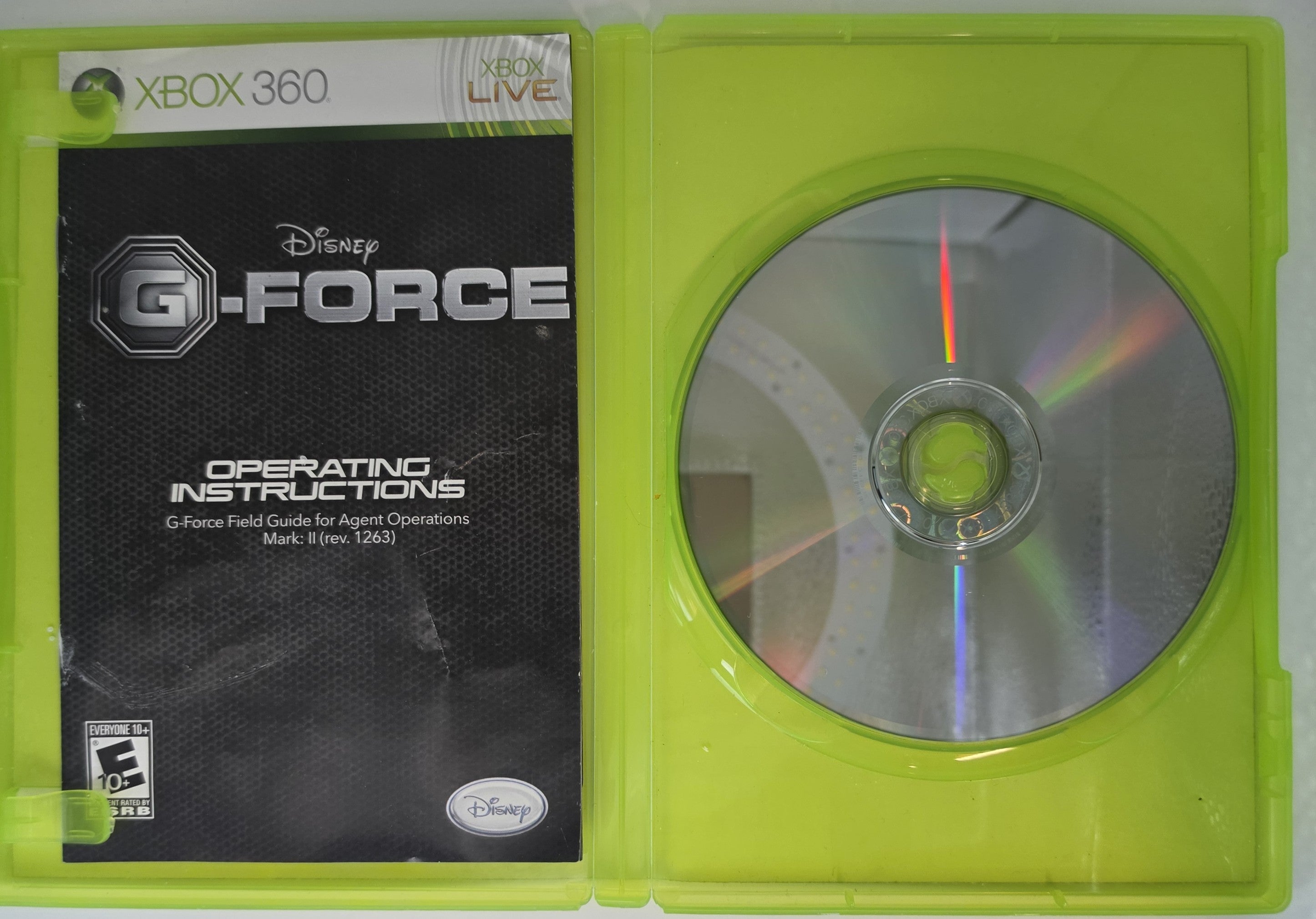Disney G-Force Xbox 360 CIB Complete Case Manual Disc